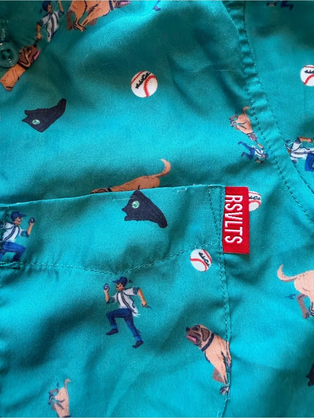 The Roosevelts RSVLTS The Sandlot Kids Boys 3T Button Up Collared Shirt Iconic